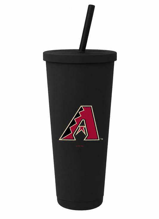 MLB 24oz Plastic with Straw