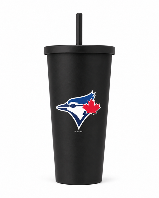 Toronto Blue Jays 24oz Plastic Cup with Straw