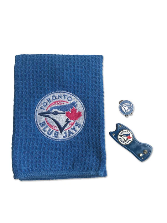 Toronto Blue Jays Towel Divot Tool Gift Set